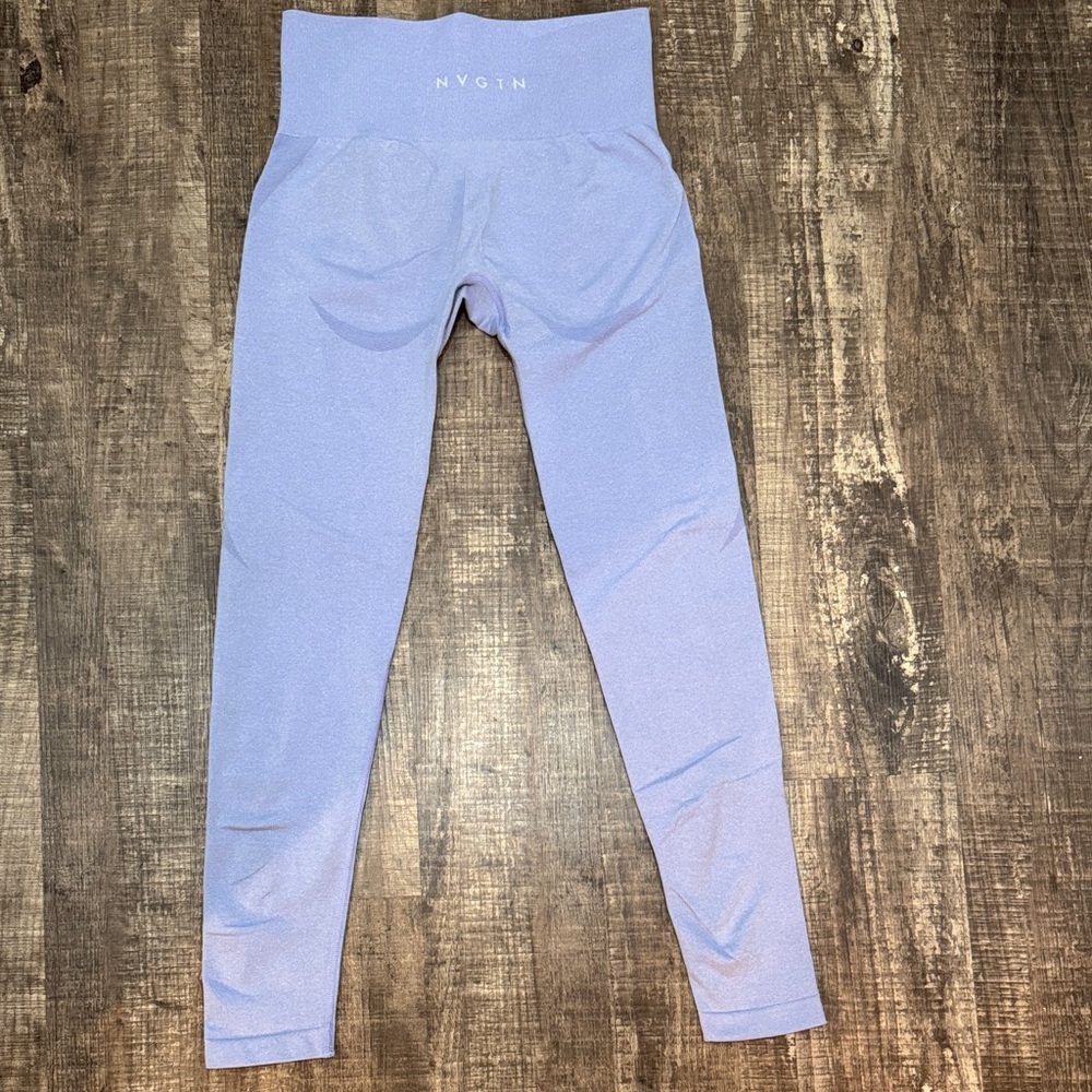 NVGTN Women’s Periwinkle Contour Seamless Leggings-Size Medium